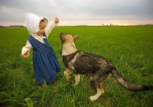 play with dog
