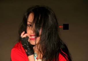 black hair