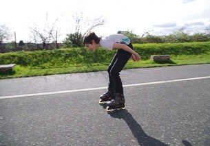 skate on the path