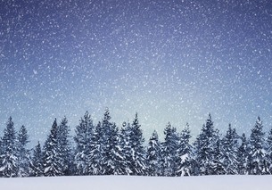 snowing
