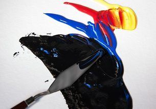 mixing paint