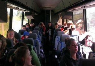 taking the bus