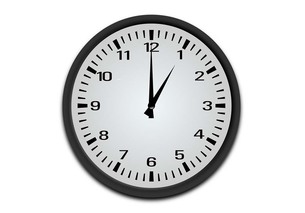 one o'clock
