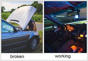 broken