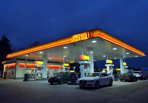 gas station
